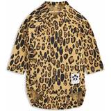 Leopard Bodysuits Children's Clothing Mini Rodini Basic Leopard Wrap Body - Beige (1000001213)