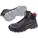 Profiled Sole Safety Boots Puma Pioneer Mid Black S3 SRC