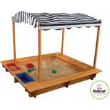 Sand Boxes Building Games Kidkraft Outdoor Sandbox with Canopy