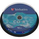 CD Optical Storage Verbatim CD-R Extra Protection 700MB 52x Spindle 10-Pack