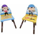 Blue Chairs Kid's Room Teamson Fantasy Fields Pirate Island 2 Chairs Set (B)