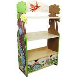 Multicoloured Bookcases Kid's Room Teamson Fantasy Fields Dinosaur Kingdom Bookcase