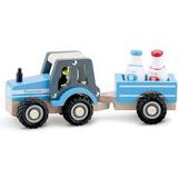 Wooden Toys Tractors New Classic Toys Tractor with Trailer & Milk Bottles