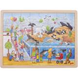 Goki Classic Jigsaw Puzzles Goki Visit at the Zoo 48 Pieces