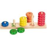 Goki Stacking Toys Goki Learn to Count with Wooden Rings 58510