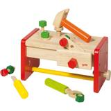 Toy Tools Goki Workbench Including Storage Box