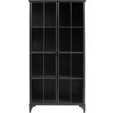 Nordal Glass Cabinets Nordal Downtown Iron Glass Cabinet 97x184cm