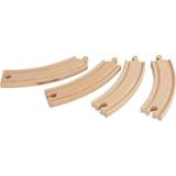 Eichhorn Train Track Extensions Eichhorn Large Curved Tracks 4pcs