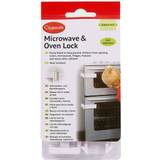 White Oven Door Guard Clippasafe Microwave & Oven Lock
