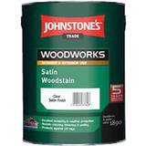 Johnstone's Trade Woodworks Woodstain Brown 2.5L