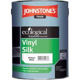Johnstone's Trade Ceiling Paints Johnstone's Trade Vinyl Silk Ceiling Paint, Wall Paint Magnolia 5L