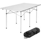 tectake Camping Table Foldable 140x70x70cm