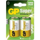 Batteries - Green Batteries & Chargers GP Batteries 13AU LR20 D Ultra 2-pack