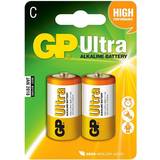 Batteries - C (LR14) Batteries & Chargers GP Batteries 15AU Lr 14 C Ultra 2-Pack