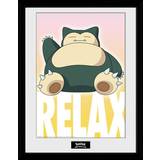 EuroPosters Kid's Room EuroPosters Pokemon Snorlax Poster & Affisch 11.8x15.7"