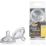 Tommee Tippee Closer to Nature Vari-Flow Teats 0m+ 2-pack