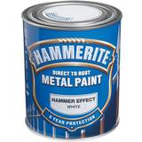 Hammerite Metal Paint - White Hammerite Hammer Metal Paint White 0.75L