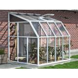 Rectangular Lean-to Greenhouses Palram Rion Sun Room 5.2m² Aluminum Acrylic