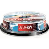 +RW Optical Storage Philips DVD+RW 4.7GB 4x Spindle 10-Pack