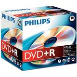 Philips DVD+R 4.7GB 16x Jewelcase 10-Pack
