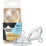 Tommee Tippee Baby Bottle Accessories Tommee Tippee Closer to Nature Medium Flow Teats 3m+ 2-pack