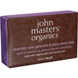 Solid Bar Soaps John Masters Organics Lavender Rose Geranium & Ylang Ylang Soap 128g