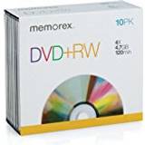 Memorex DVD+RW 4.7GB 4x Jewelcase 10-Pack