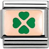 Charms & Pendants on sale Nomination Composable Classic Link Clover Charm - Silver/Rose Gold/Green