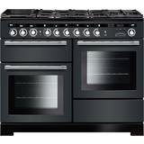 Dual Fuel Ovens Gas Cookers Rangemaster EDL110DFFSL/C Encore Deluxe 110cm Dual Fuel Slate Grey