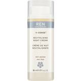 Night Creams - Pump Facial Creams REN Clean Skincare V-Cense Revitalising Night Cream 50ml
