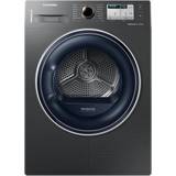Front - Stainless Steel Tumble Dryers Samsung DV80M50133X/EU Stainless Steel