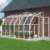 Rectangular Lean-to Greenhouses Palram Rion Sun Room 7.7m² Aluminum Acrylic