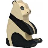 Bear Wooden Figures Goki Panda Bear Sitting 80191