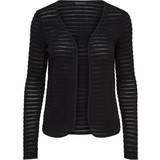 Only Women Cardigans Only Short Knitted Cardigan - Black/Black