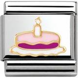 Nomination Composable Classic Link Cake Charm - Silver/Gold/Purple/Pink/White