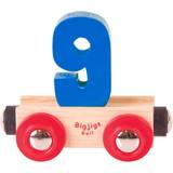 Bigjigs Toy Trains Bigjigs Rail Name Number 9