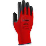 Red Work Gloves Uvex 6605 unilite