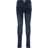 Viscose Trousers Name It Indigo Skinny Fit Jeans - Blue/Dark Blue Denim (13124472)