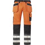 EN ISO 20471 Work Pants Snickers Workwear 3233 High-Vis Holster Pocket Trouser