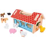 Farm Life Baby Toys Bigjigs Farmhouse Sorter