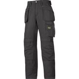 Grey Work Pants Snickers Workwear 3213 Craftsmen Holster Pockets Trousers