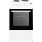 50cm - Electric Ovens Cast Iron Cookers Beko ESP50W White