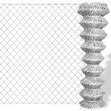 Steel Chain-Link Fences vidaXL Chain Link Fence 125cmx15m