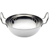 Silver Serving Dishes World of Flavour Indian Stainless Steel Serving Dish 19cm