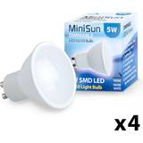 MiniSun Light Bulbs MiniSun LED Lamps 5W GU10 4-pack
