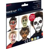 Skeletons Makeup Fancy Dress Smiffys Make Up FX Aqua Halloween Kit