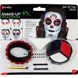 Multicolour Makeup Fancy Dress Smiffys Day of the Dead Make Up Kit