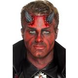 Red Makeup Smiffys Latex Realistic Devil Horn Prosthetics