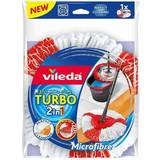 Vileda 6pcs Easy Wring Clean Turbo Microfibre Replacement Refill Mop Head for Vileda UK 