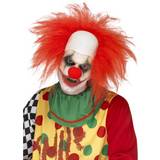 Clown Short Wigs Fancy Dress Smiffys Clown Wig Deluxe